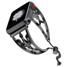 Cina CBIW50 Cinturino dell'orologio in acciaio inossidabile con diamante a taglio cavo per Apple Watch con pendente produttore