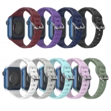 porcelana CBIW530 Silicone Smart Watch Straps para Apple Watch Ultra Series 8 7 6 5 4 3 2 1 fabricante