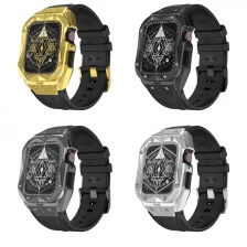 China CBIW537 Silicon Watch -Armband für Apple Watch Serie 8 7 6 5 4 44 mm 45 mm Hülle mit Band Hersteller