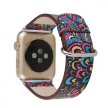 Cina Cinturino per orologio in pelle PU stampato modello CBIW88 per Apple Watch produttore
