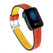 Cina CBMU13 Luxury Genuine Leather Watch Straps For Xiaomi Smart Watch produttore