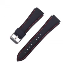 China CBUS17 18mm 20mm 22mm 24mm Silicone Watch Strap manufacturer