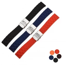 China CBUS20 16mm 18mm 20mm 22mm 24mm Silicone Watch Strap manufacturer