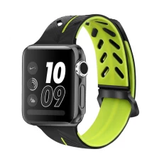 China CBWB01 Dual Colour Soft Silikon Uhrenarmband mit speziellen Edelstahl-Schnalle Hersteller