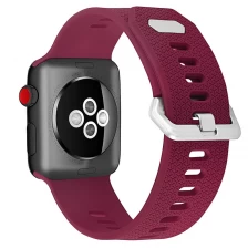 China CBWB80 Trendybay Custom Rubber Silicone Watch Band For Apple Watch manufacturer