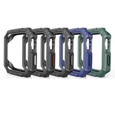 China CBWC29 Carbon Fiber TPU Watch Case For Apple Watch 40mm 44mm 41mm 45mm manufacturer