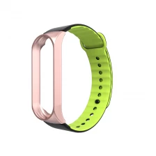 中国 Xiaomi Mi Band 3用CBXM304ダブルカラーシリコンウォッチバンド交換ストラップ メーカー