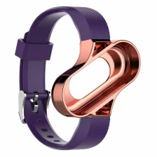 الصين CBXM315 استبدال حزام سيليكون ل Xiaomi الفرقة 3 مع حالة المعادن الصانع