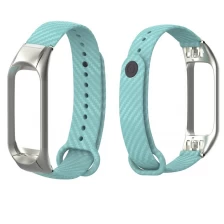 China CBXM346 Trendybay koolstofvezel Sport siliconen vervanging polsband voor Xiaomi Mi Band 3 fabrikant