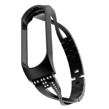 Cina Cinghia dell'orologio in acciaio inossidabile con strass a forma di X CBXM366 per Xiaomi Mi Band 3 produttore