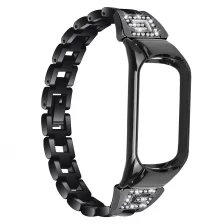 porcelana CBXM503 Correa de pulsera de reloj de metal de aleación de diamantes de imitación para Xiaomi Mi Band 5 fabricante