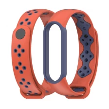 China CBXM541 Miband 5 Strap Dual Color Replacement Strap For Xiaomi Mi Band 5 Correa manufacturer