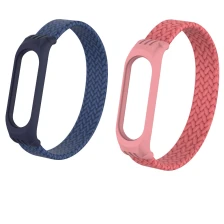 Китай CBXM565 Elastic Bracelet Braided Solo Loop Strap For Xiaomi Mi Band 3 4 5 Wristband производителя