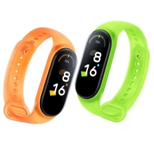 China CBXM7-02 Factory Groothandel fluorescerende siliconenpols Siliciumband voor Xiaomi Mi Band 7 Miband armband fabrikant