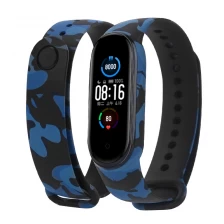 Cina Cinturino per orologio in silicone stampato personalizzato per cinturino Xiaomi Mi Band 5 4 3 produttore