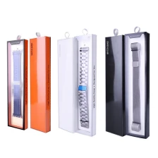 China Luxury OEM Custom High-end Watch Band Strap Paper Package Box manufacturer