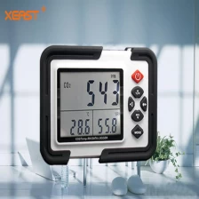 China XEAST Digital CO2 Monitor Carbon Dioxide Meter XE-2000 Multi-function  Temp/RH/data logger Monitor Detector CO2 Gas Analyzer manufacturer