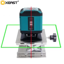中国 XEAST迷你便携式3D绿色5线（4 H和1 V）自调平360度线激光水平测量用于地板水准检查 制造商