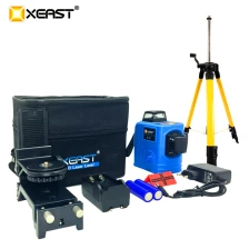 China XEAST xe-68 3d níveis de laser 12 linhas cruzadas nível com função de inclinação e auto nivelamento ao ar livre 360 ​​rotativo laser verde fabricante