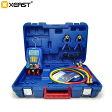 China Xeast 2019 chegam novas Medidor de Fluoreto Eletrônico Display Digital Manifolds de Refrigeração Medidor De Pressão De Vácuo fabricante