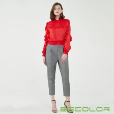 China High-waist Fit Tapered Pants China Factory manufacturer