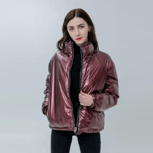China Ladies Casual Down Jacket With Sheen manufacturer