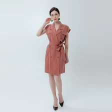 中国 女士皮带舒适衬衫裙 制造商