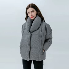 China Senhoras jaqueta com padrão Houndstooth fabricante