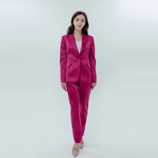 China Dames fit blazer met glans fabrikant