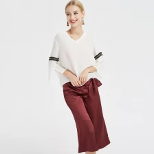 China Wide Leg Pants with Elastic Straps China Factory manufacturer