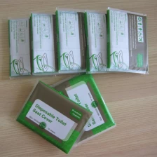 China 10pc-pack portable disposable toilet seat cover manufacturer
