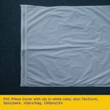 China Supply Cushion Cover PVC Pillowcase with Zip manufacturer
