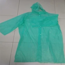 China Cut in Front Disposable Raincoat With Button manufacturer
