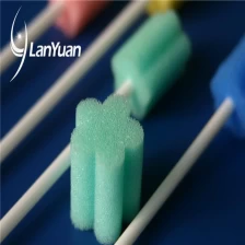 China Dental Sponge Brush Disposable For Oral Cleaning manufacturer