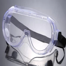 China Factory Wholesale Chemical Anti Virus PVC Protective Medical Goggles Glasses Safety Googles manufacturer