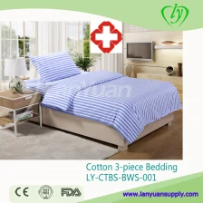 porcelana Hospital de algodón de tres piezas de ropa de cama fabricante