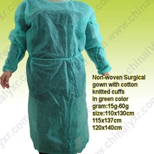 الصين Hot Sell Nonwoven Disposable Surgical Gown الصانع