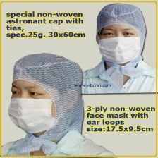 China LY Non-woven Astronaut Cap with Tie manufacturer