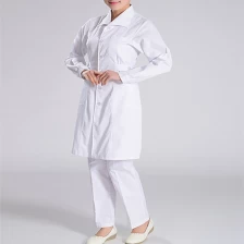 China Langes Revers-medizinisches Kleid für Krankenhaus-Krankenschwester Hersteller