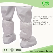 China Manufacturer Disposable PP Non-woven Protective High Gang Boot Cover manufacturer
