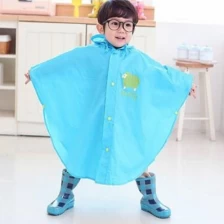 China Multi-coloured Cute and Waterproof Chilren Rain Poncho manufacturer