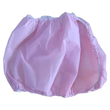 China Non Woven Full Elastic Bar Overshoe Anti Skid in Pink manufacturer