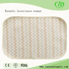 China OEM Colorful Cotton Washable Absorbent Under Pad manufacturer