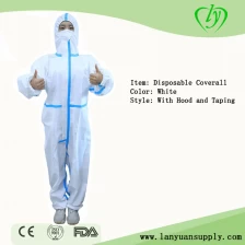 China OEM Microporous Overalls Suit Disposable Protection Coverall manufacturer