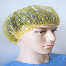 porcelana PE Baño sombrero con el modelo amarillo del corazón fabricante