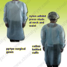 China PE Protection Nonwoven Surgical Gown manufacturer