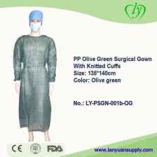 China PP Isolation gown for Hospital Use manufacturer