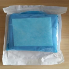 China SMS Sterile Surgical Gown Reinforced Drape With Two Towels manufacturer