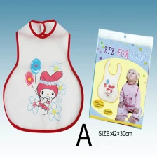 China Soft EVA Baby Bib with Lovely Cartoon Pattern manufacturer