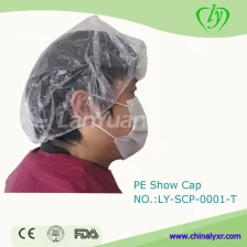 China Transparent PE Shower Cap manufacturer